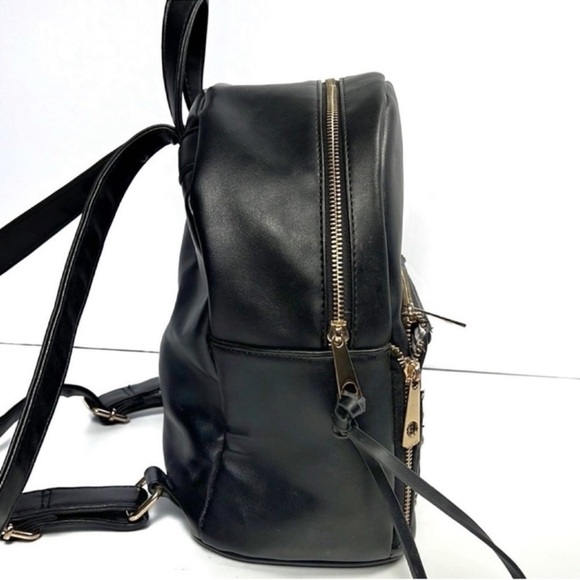 Yoki bag backpack purse black gold studs small - Picture 6 of 13